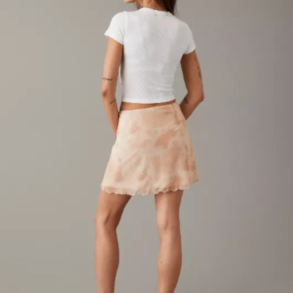 AE High-Waisted Mesh Mini Skirt